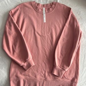 Lululemon Pink Puff Perfectly Oversized Crew